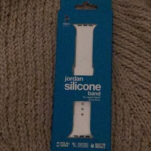 Jordan White Silicone Band for Apple Watch